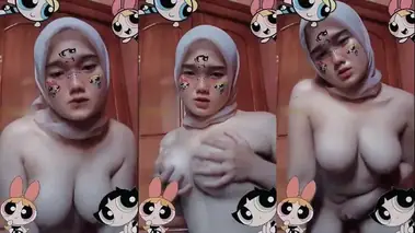 Jilbab Manja Suka Digrepe Dadanya